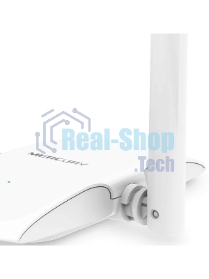 Сетевой адаптер WiFi Mercusys MW300UH USB 2.0 (ант.внеш.несъем.) 2ант.