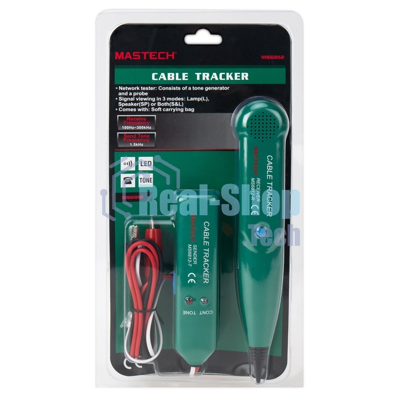 Тестер трассоискатель с генератором сигнала MS6812 MASTECH