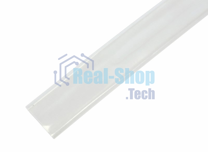 Термоусаживаемая трубка Rexant 25,0/12,5 мм, прозрачная, упаковка 10 шт. по 1 м