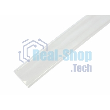 Термоусаживаемая трубка Rexant 25,0/12,5 мм, прозрачная, упаковка 10 шт. по 1 м