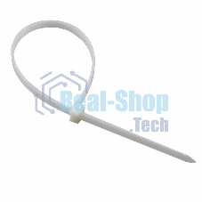 Хомут-стяжка кабельная нейлоновая Rexant 600 x 7.6 мм, белая, упаковка 100 шт.