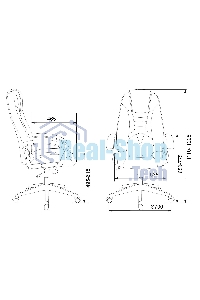 Кресло игровое Zombie 8 черный/красный, искусственная кожа, крестовина пластик