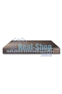 Сетевой коммутатор TP-Link SMB TL-SG1048 Коммутатор 48-port Gigabit Switch, 1U 19-inch rack-mountable steel case