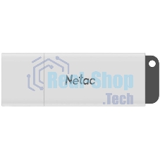 Флешка USB Netac U185 256Gb NT03U185N-256G-30WH, USB 3.0, с колпачком, пластиковая белая
