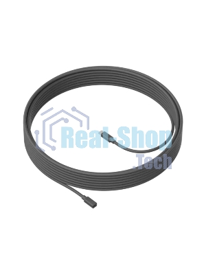 Кабель LOGITECH MeetUp 10m Mic Cable - графитовый - WW - MEETUP 10M MIC CABLE