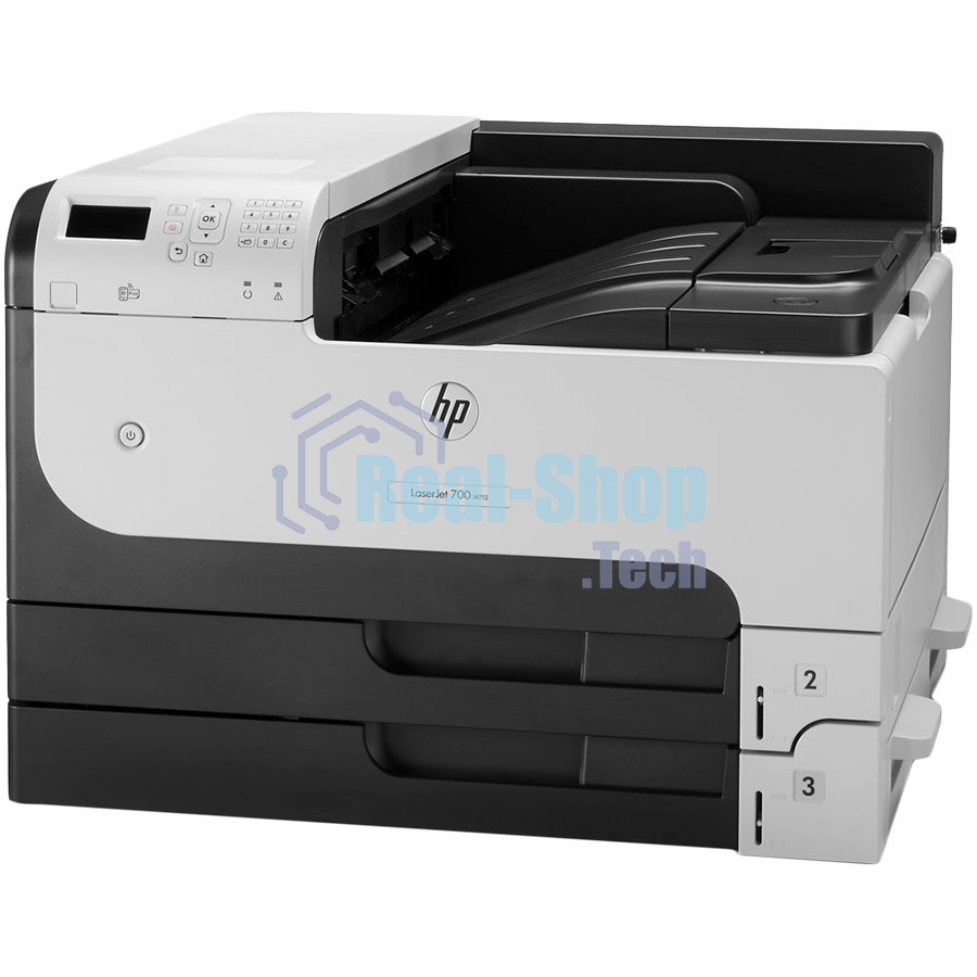 Принтер лазерный HP LaserJet Enterprise 700 M712dn (CF236A), A3, ч/б, печ. до 41 стр/мин. (А4) до 40 стр/мин. (А3), 1200 x 1200 dpi, USB, RJ-45, Air Print