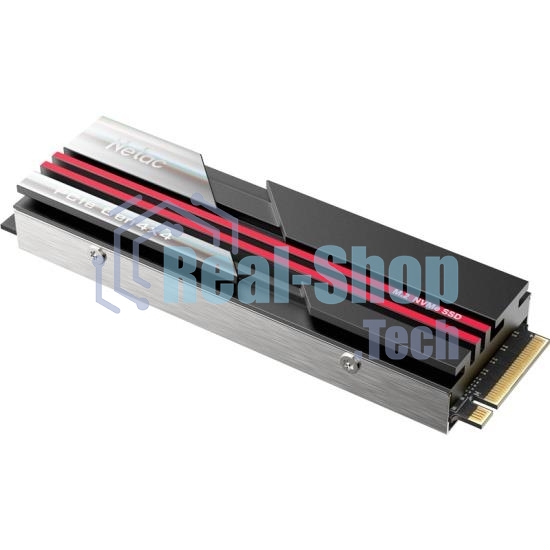 Накопитель SSD Netac NV7000, 1Tb, M.2 2280, PCIe 4.0 x4, NVMe, R/W 7200/5500, с радиатором
