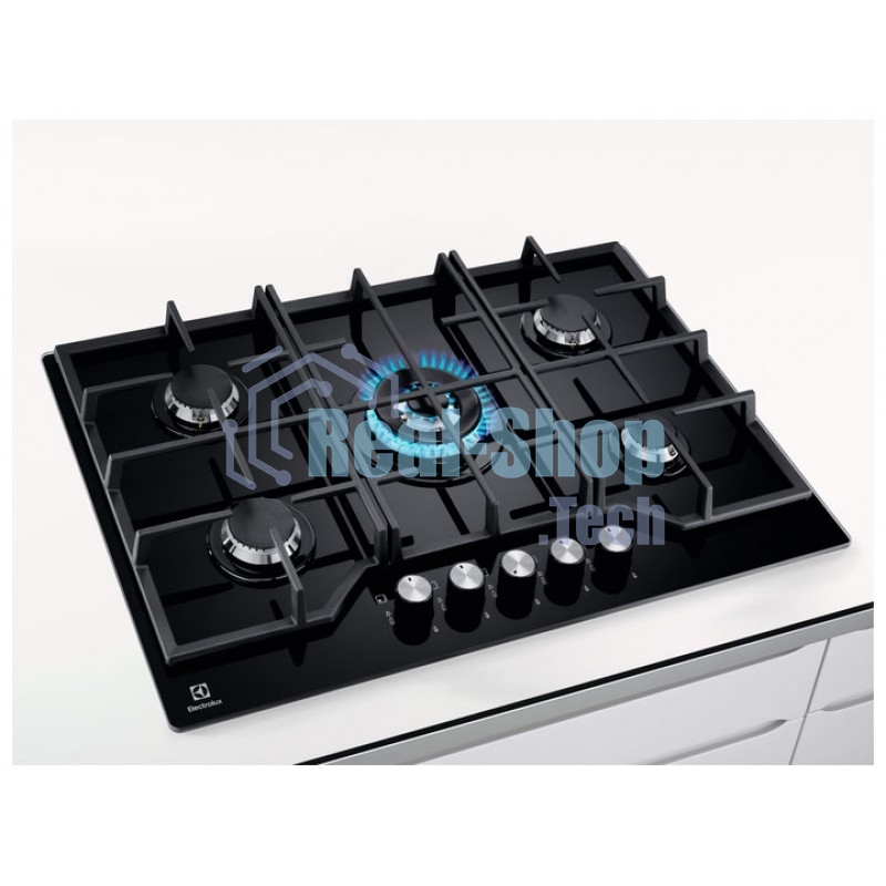 Газовая варочная панель Electrolux KGG75362K черный