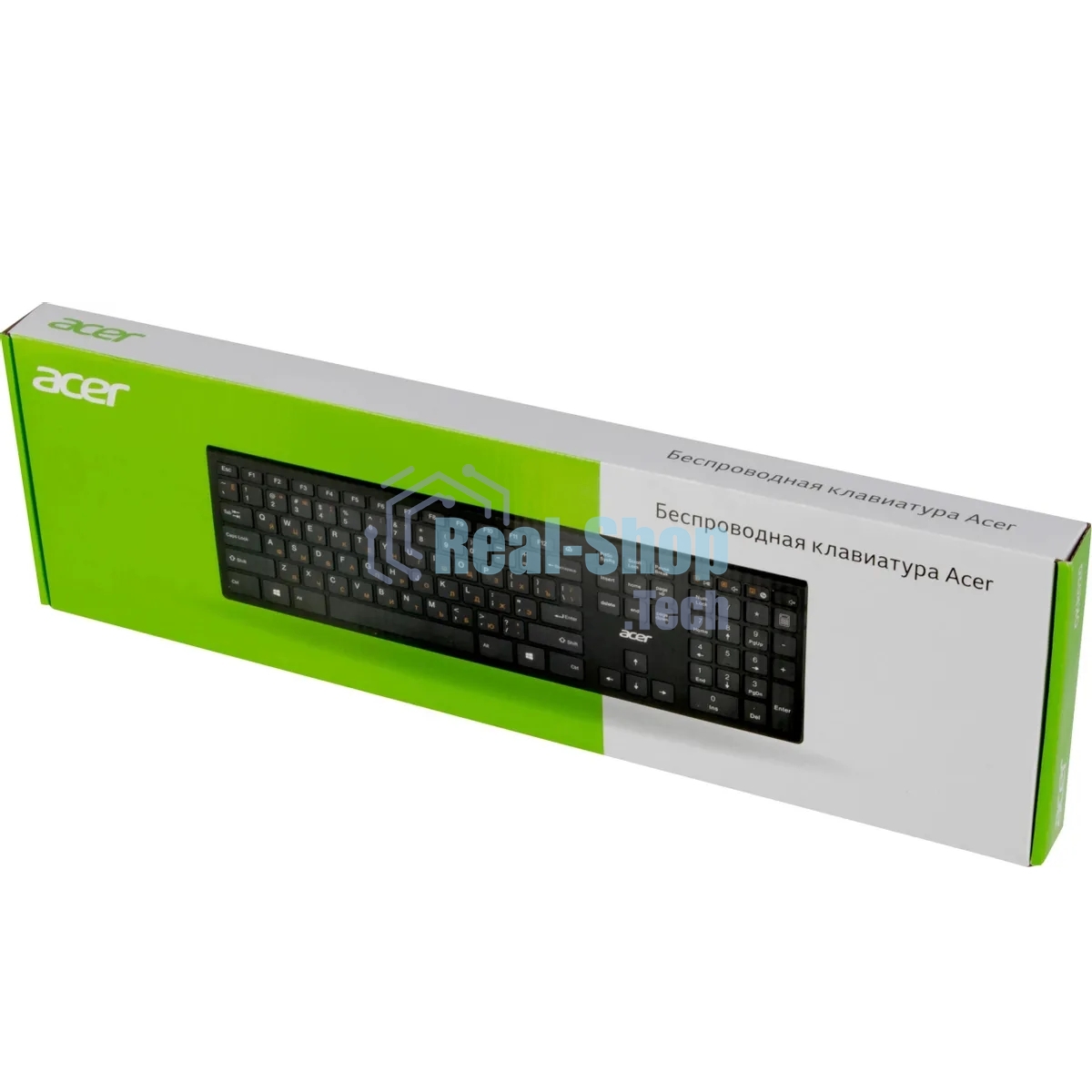 Клавиатура беспроводная Acer OKR020, USB, Радиоканал, черный