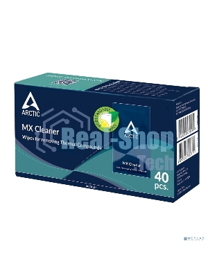 Салфетки Arctic Cooling ARCTIC MX Cleaner wipes (Box of 40 bags) для снятия термопасты (ACTCP00033A)