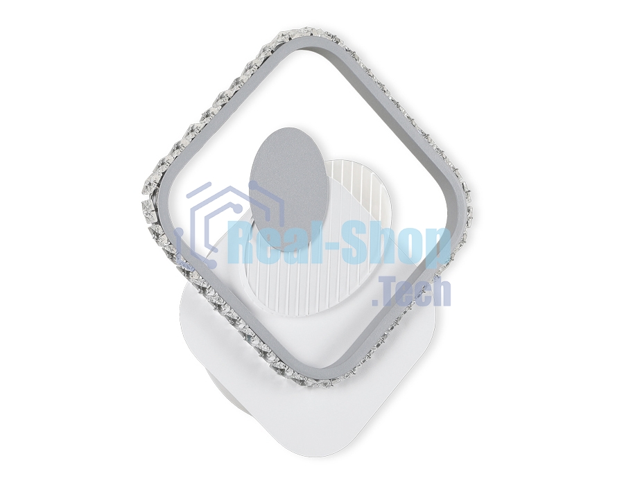Светильник Ambrella light FA266 WH/GR белый/серый LED 3000K+6400K 16W 310*270*50