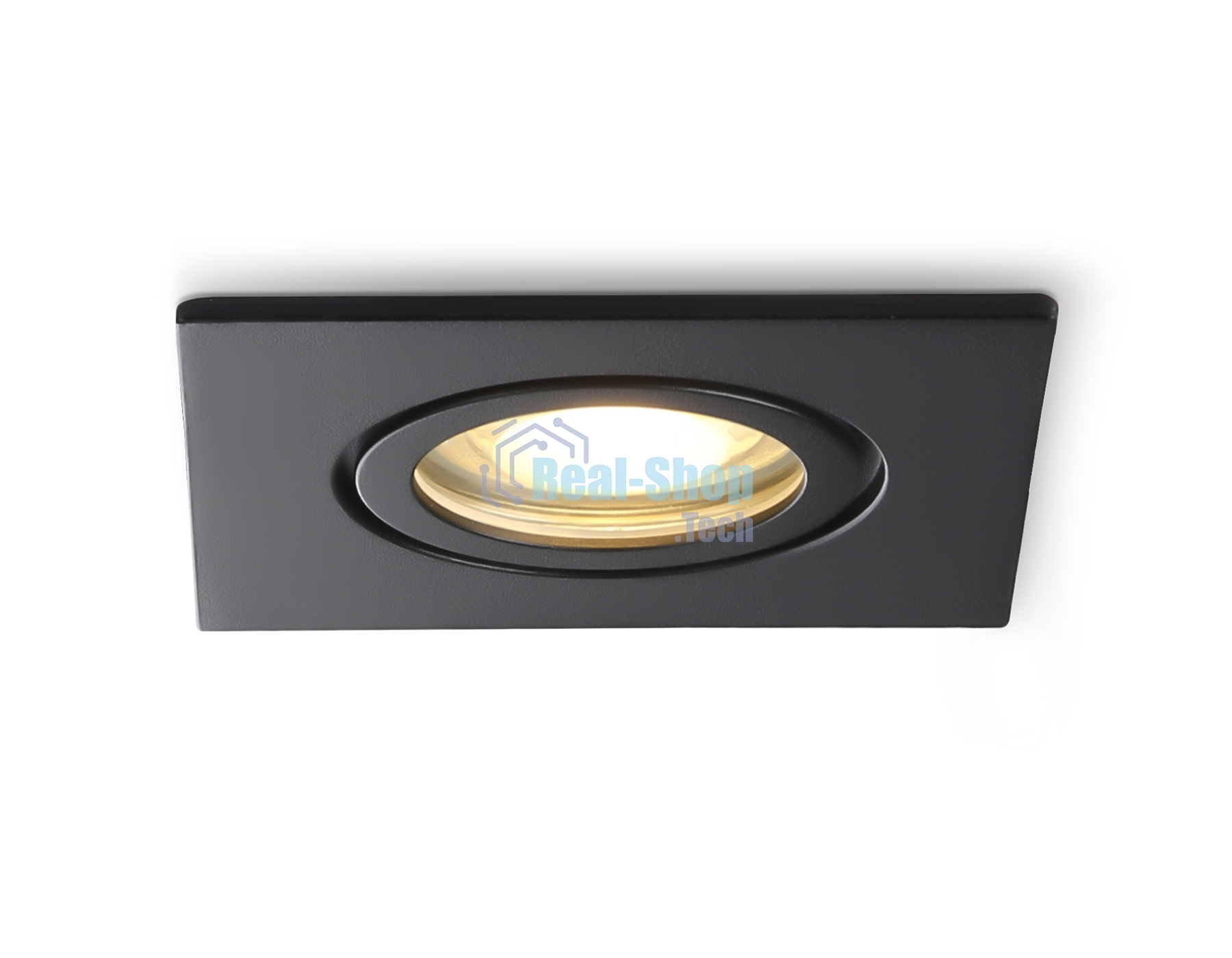 Светильник Ambrella light TN1161 BK черный  IP44 GU5.3 85*85*28