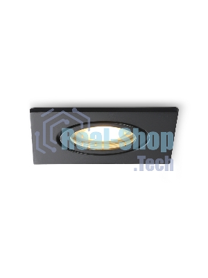 Светильник Ambrella light TN1161 BK черный  IP44 GU5.3 85*85*28