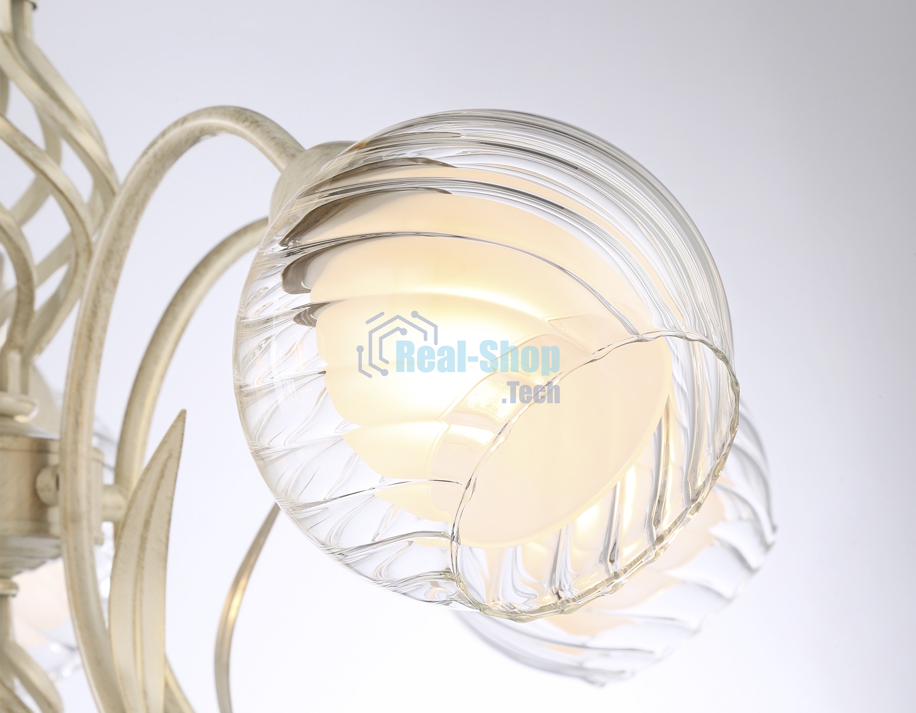 Светильник Ambrella light TR3066/5 WH/GD белый/золото E27*5 max 40W D590*340
