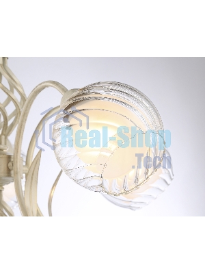Светильник Ambrella light TR3066/5 WH/GD белый/золото E27*5 max 40W D590*340