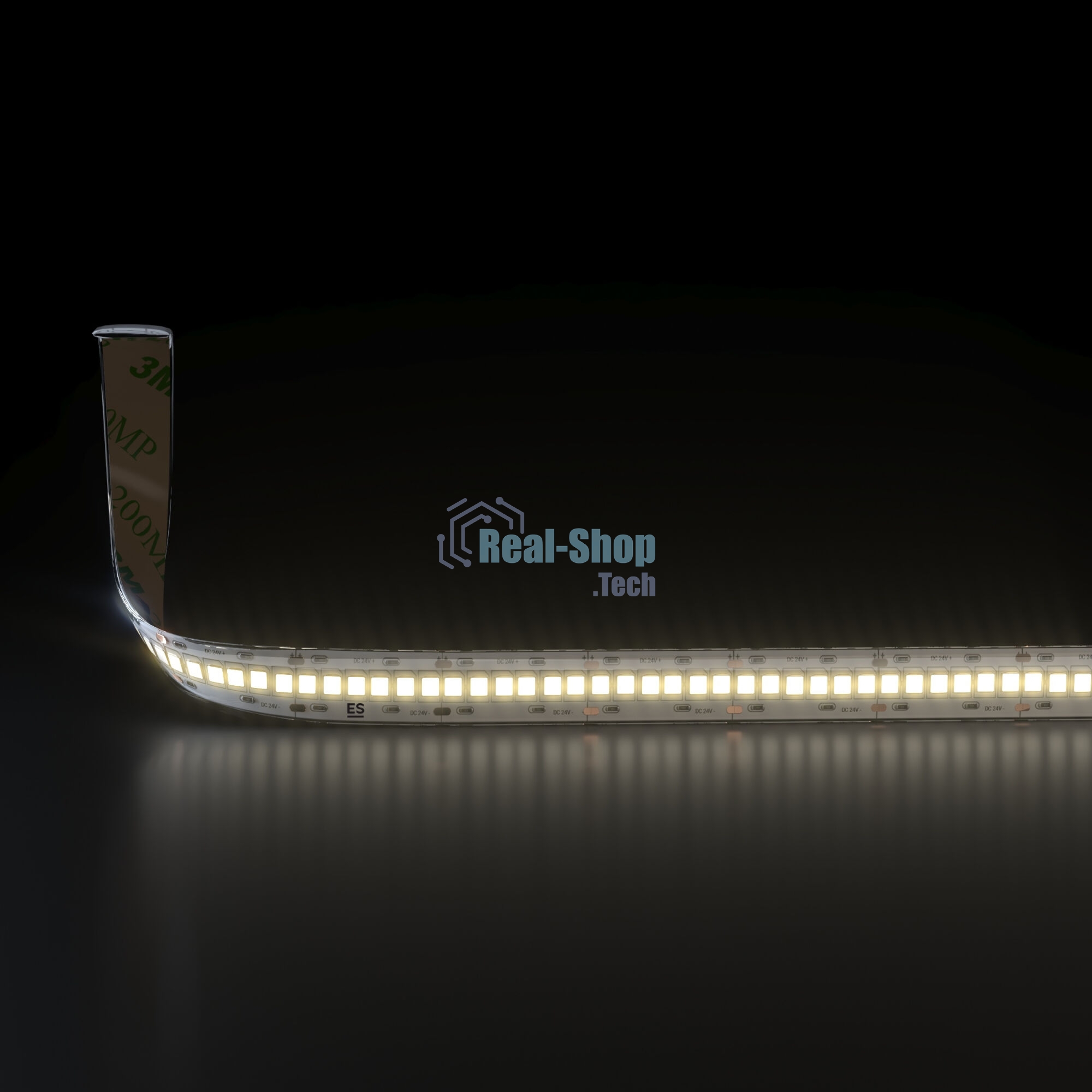 Лента светодиодная 2835 24V 240Led 16W IP65 / 240Led 16W IP65 3300K тёплый белый