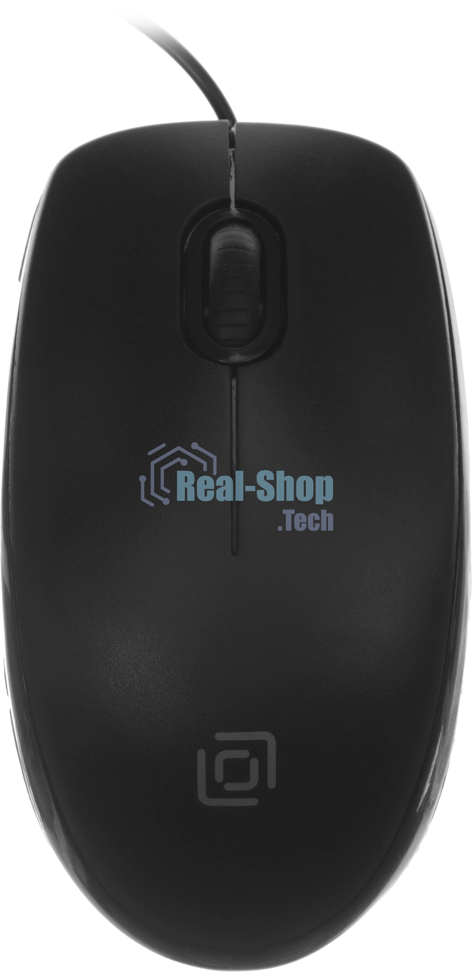 Мышь проводная Oklick 195M черный, 800 dpi, USB, кнопки - 3