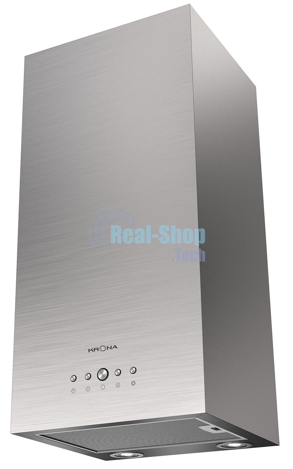 Вытяжка пристенная KRONA Dita R 400 PB нержавеющая сталь, 40 см, 1300 куб. м/ч, 58 дБ