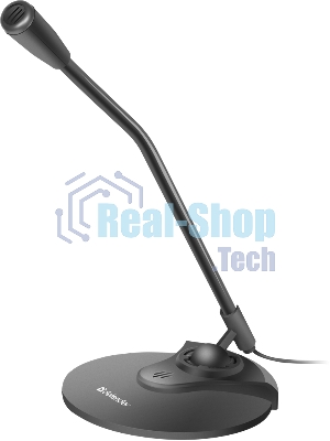 Микрофон Defender MIC-117 черный, кабель 1.8 м