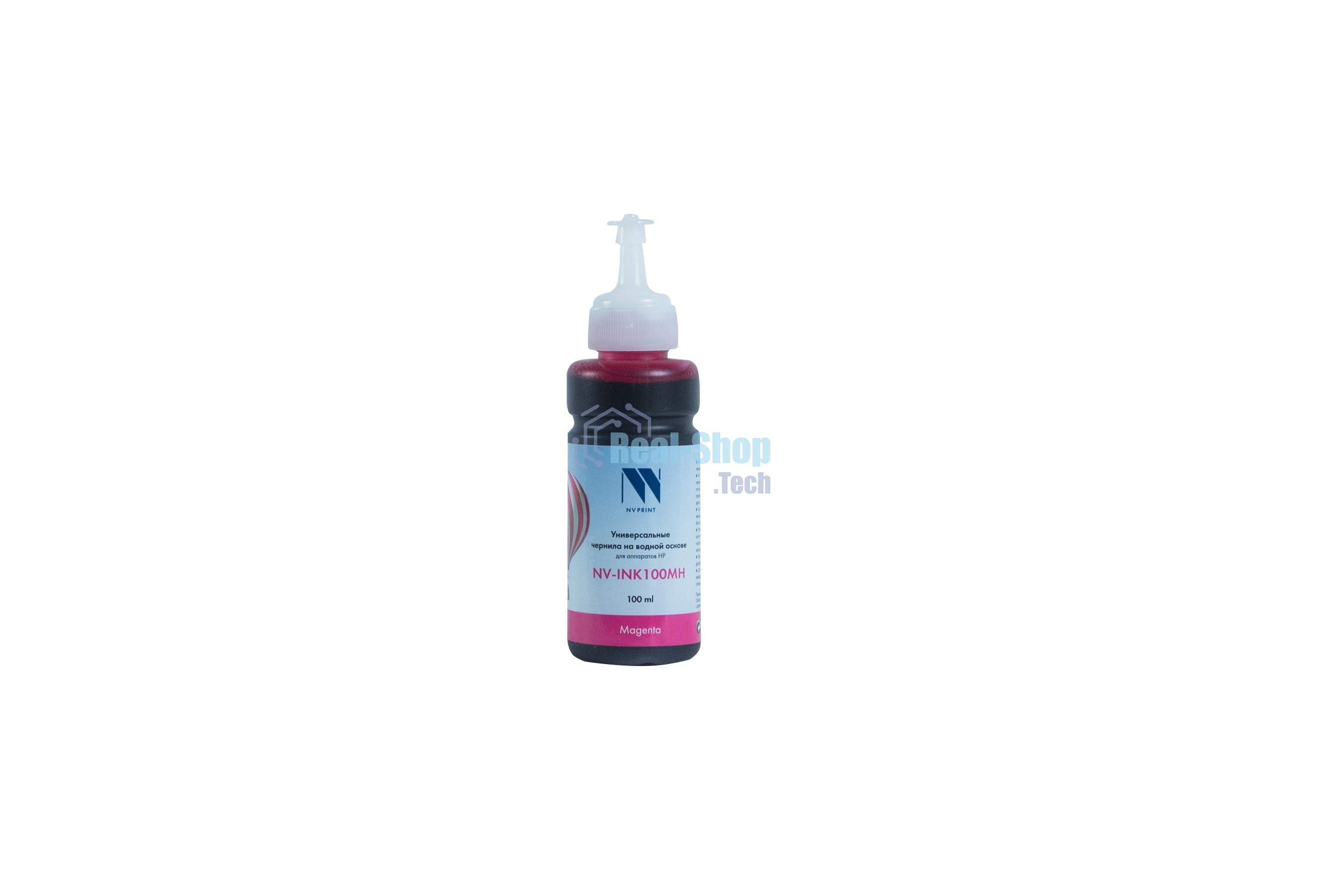 Чернила NVPrint NV-INK100 Magenta универсальные на водной основе для аппаратов HP (100 мл) (Китай)