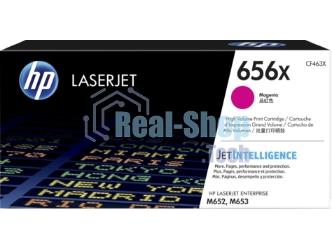 Картридж лазерный HP 656X пурпурный увеличенной емкости для HP CLJ M652/M653 (CF463X) 22000 стр