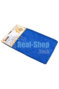 Тряпка для пола из микрофибры Рыжий кот M-02F-L, синий, размер: 50*60 см