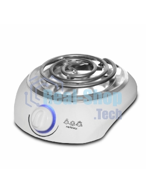 Плита настольная электрическая Мастерица ES-0101, 1 конф. белая