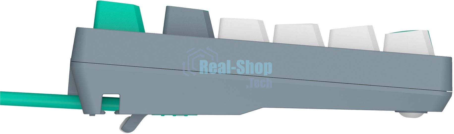 Клавиатура проводная A4Tech Bloody S87 Energy USB серый/зеленый