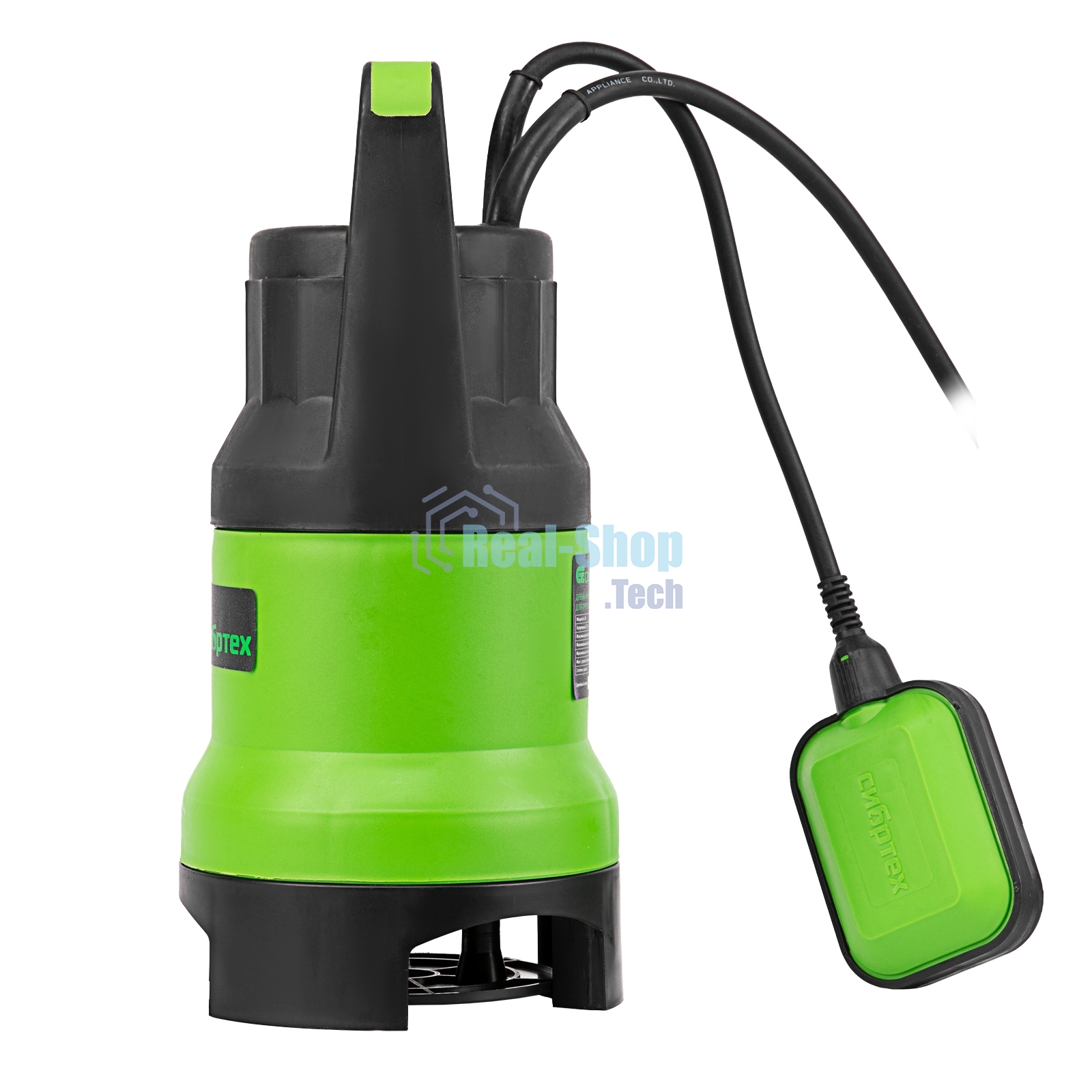 Дренажный насос Сибртех для грязной воды СДН800-35 800 Вт напор 9 м 13500 л/ч