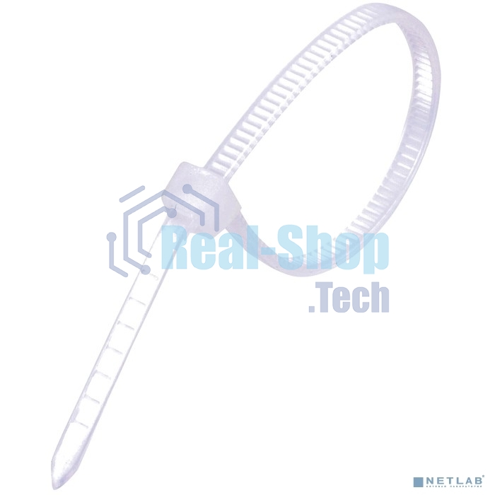 Стяжка нейлоновая Exegate EX253846RUS неоткрывающаяся CV-100W, 100 мм, упак. 100 шт белая