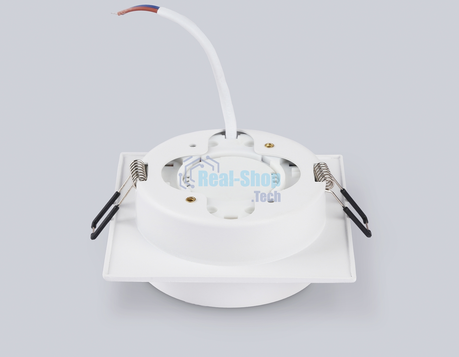 Светильник Ambrella light TN6709 WH белый IP44 GX53 max 15W 105*105*45