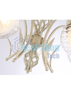 Светильник Ambrella light TR3066/5 WH/GD белый/золото E27*5 max 40W D590*340