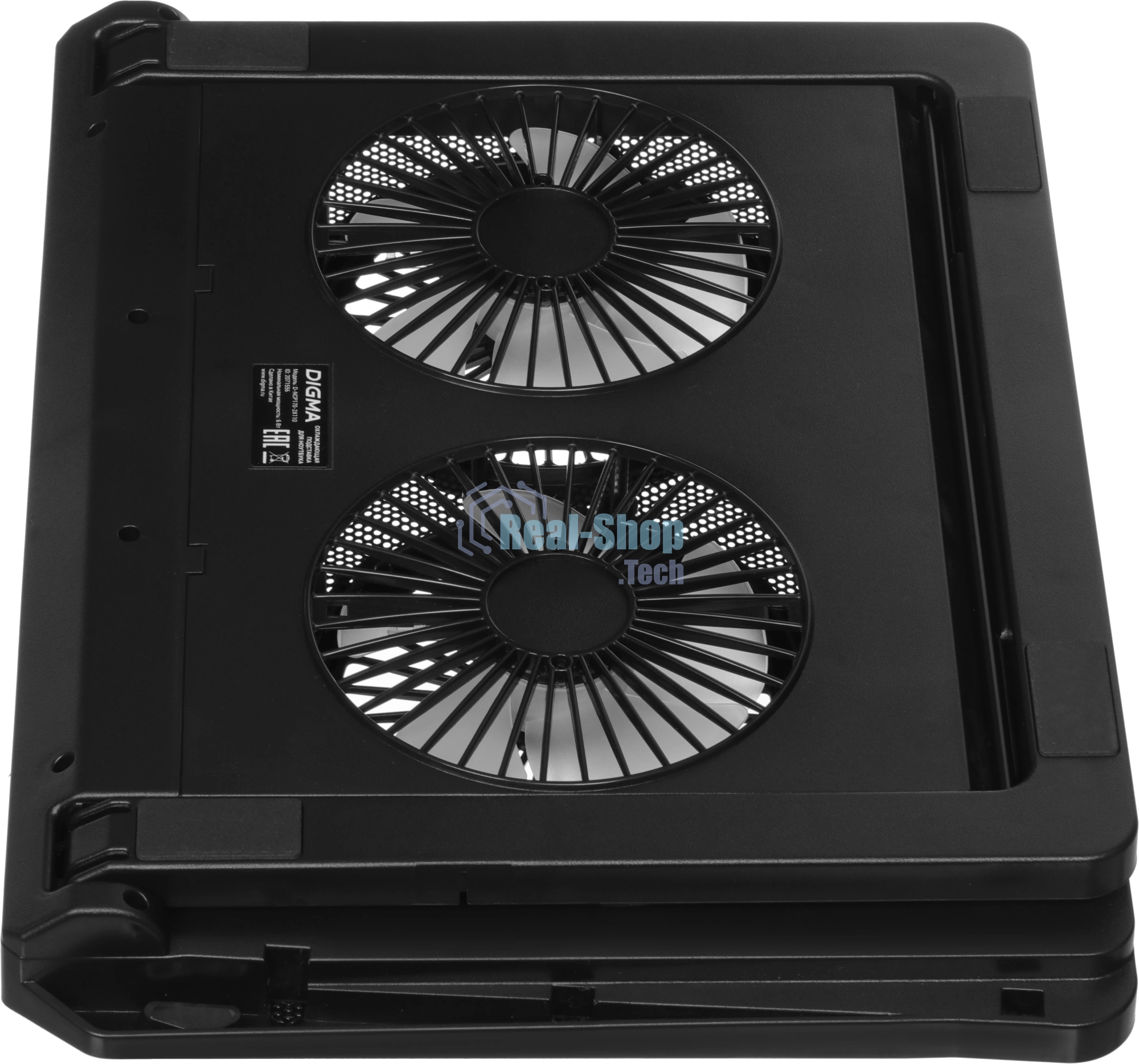 Подставка для ноутбука Digma D-NCP170-2x110 18