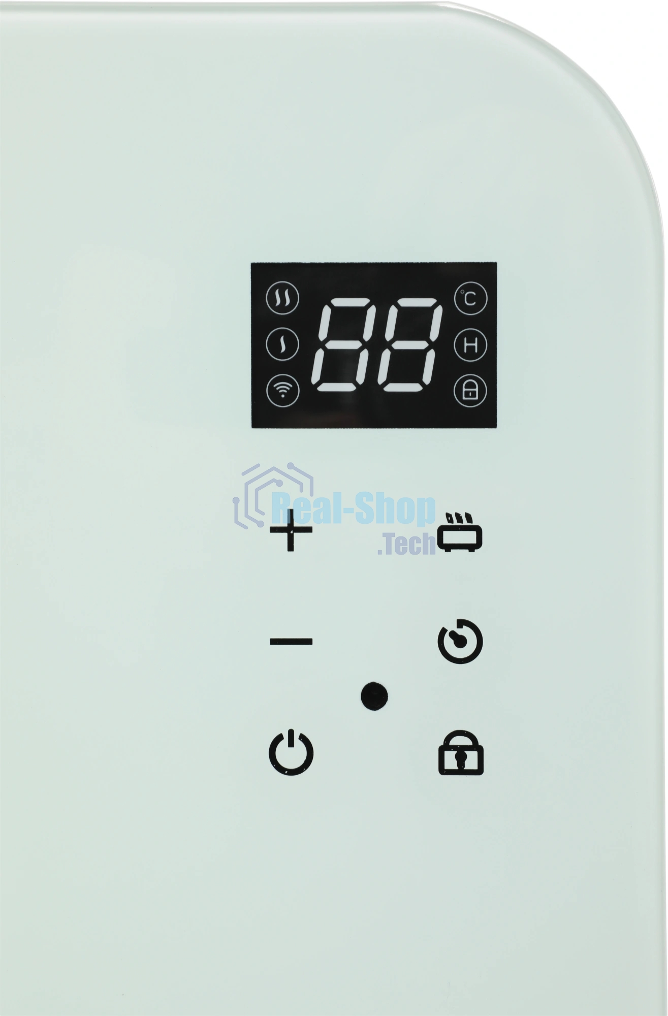 Конвектор электрический Neoclima AURA-1500W белый, 1500 Вт, 20 м2, электронный термостат, Wi-Fi