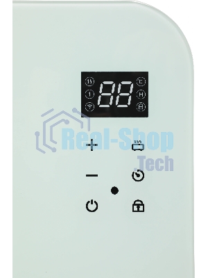 Конвектор электрический Neoclima AURA-1500W белый, 1500 Вт, 20 м2, электронный термостат, Wi-Fi