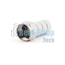 Коннектор Cablexpert F SPL6-02, для кабеля RG6, 5шт, с уплот. рез. кольцом