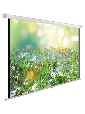 Экран Cactus 200x200 см WallExpert CS-PSWE-200x200-WT 1:1 настенно-потолочный рулонный