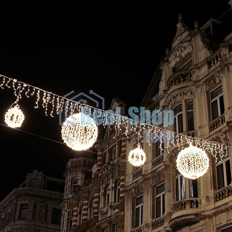 Гирлянда Neon-night Айсикл (бахрома) светодиодный, 4,8 х 0,6 м, прозрачный провод, 230 В, диоды белые, 176 LED