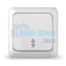 Выключатель проходной 1-кл. ОП Олимп 10А IP20 белый Universal О0025