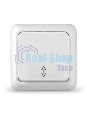 Выключатель проходной 1-кл. ОП Олимп 10А IP20 белый Universal О0025