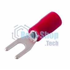 Наконечник вилочный изолированный Rexant 3.2 мм 0.5-1.5 мм² (НВи 1.5-3/НВи 1,25-3) красный