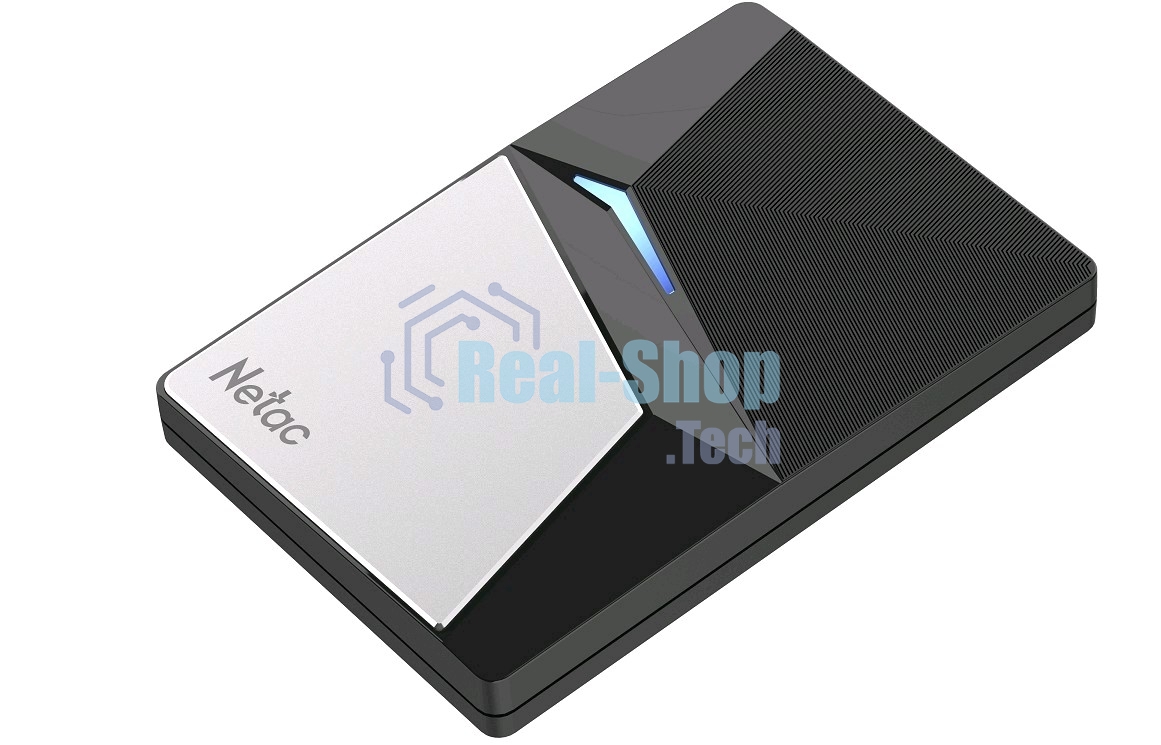 Внешний SSD Netac Z7S, 2TB, USB 3.2 Gen 1 Type-A, R/W 550/480, черный