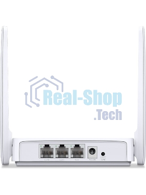 Роутер Mercusys MR20 AC750 Dual-Band Wi-Fi RouterSPEED: 300 Mbps at 2.4 GHz + 433 Mbps at 5 GHzSPEC: 2× Fixed External Antennas, 2× 10/100 Mbps LAN Ports, 1× 10/100 Mbps WAN PortFEATURE: Router/Access Point Mode Mode, WPS/Reset Button, IPTV, IPv6, Parental Controls