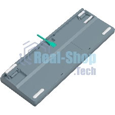 Клавиатура проводная A4Tech Bloody S87 Energy USB серый/зеленый