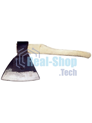 Топор кованный, в сборе, 1900/2100 г, деревянное топорище, 500 мм, М2, 