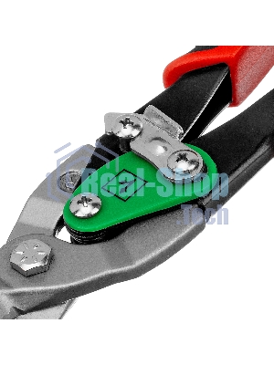 Ножницы по металлу Matrix, 250 мм, правый рез,сталь CRMO,двухкомпонентные рукоятки, PRO