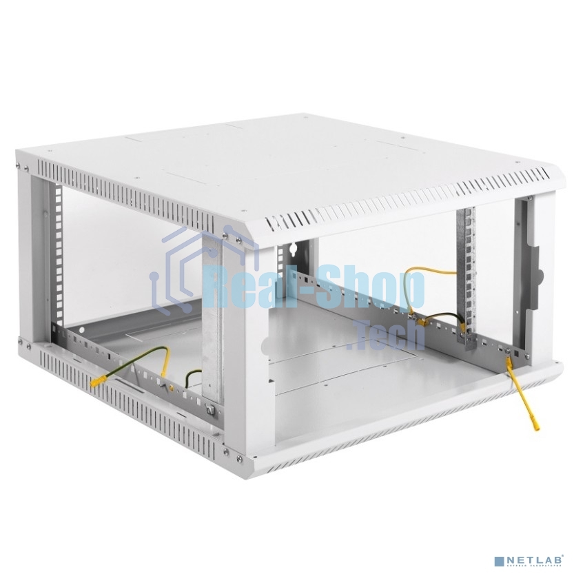 Шкаф телеком. настенный разборный 6U (600х520) дверь металл (ШРН-Э-6.500.1)