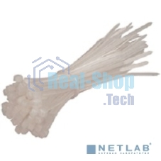 Стяжка нейлоновая Exegate EX253846RUS неоткрывающаяся CV-100W, 100 мм, упак. 100 шт белая