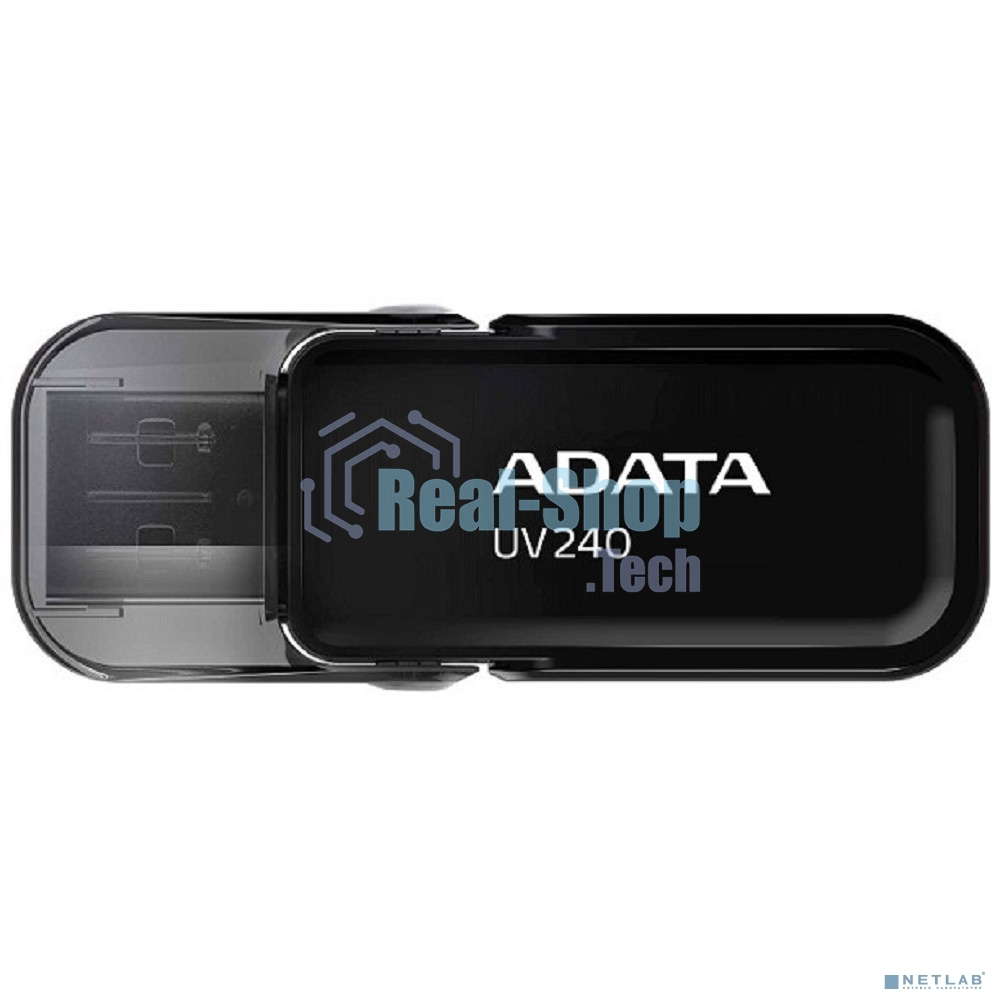 Флешка USB ADATA UV240 (AUV240-32G-RBK), 32Gb, USB 2.0, R/W 15/5, черный