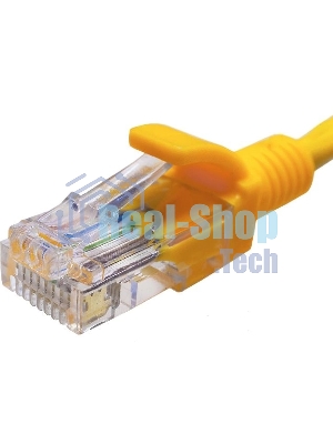 Патч-корд Suprlan 10-0163 UTP RJ-45 вил.-вилка RJ-45 cat.5e 2м желтый LSZH 24AWG